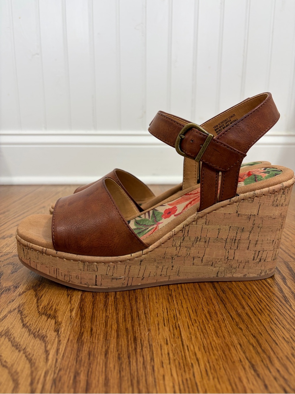 b.o.c. Corrie Cork Platform Wedge Sandal (10) - Picture 2 of 8